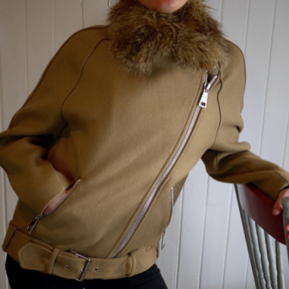 Warm Canvas/Fur Jacket - Picture 3 of 5